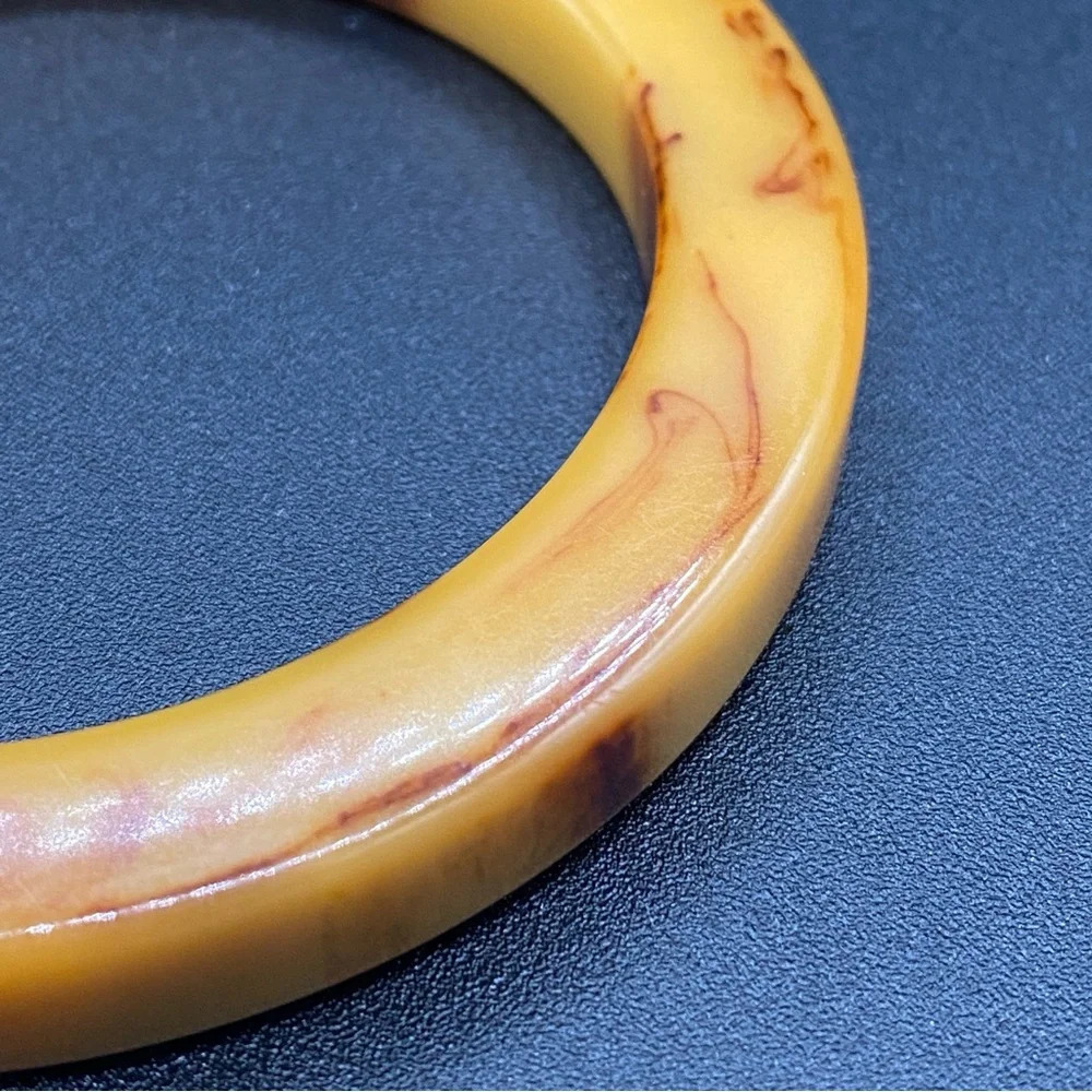 Bakelite Bangle Butterscotch Caramel - Picture 11 of 11